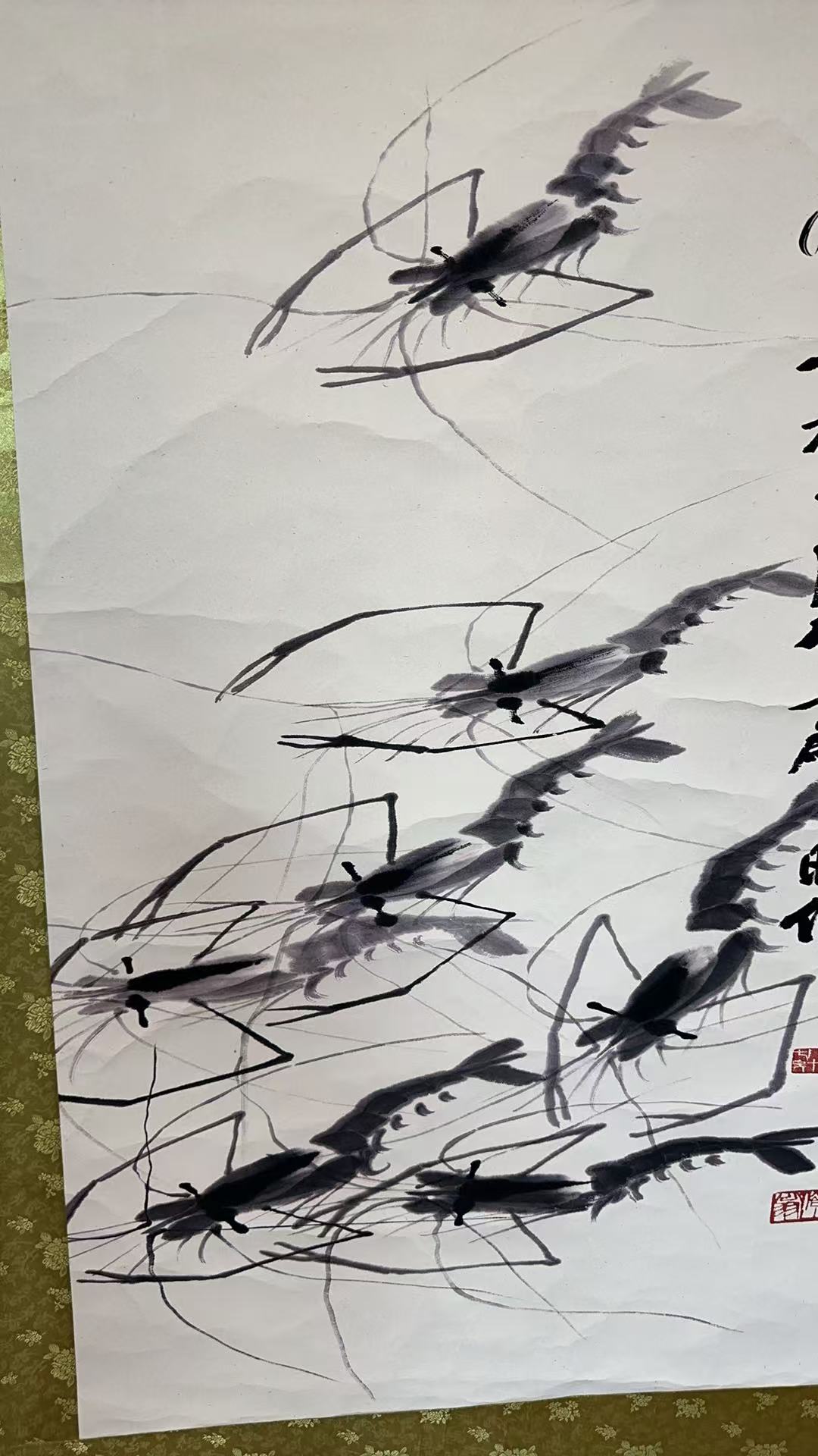 精品摆件虾布挂漂亮