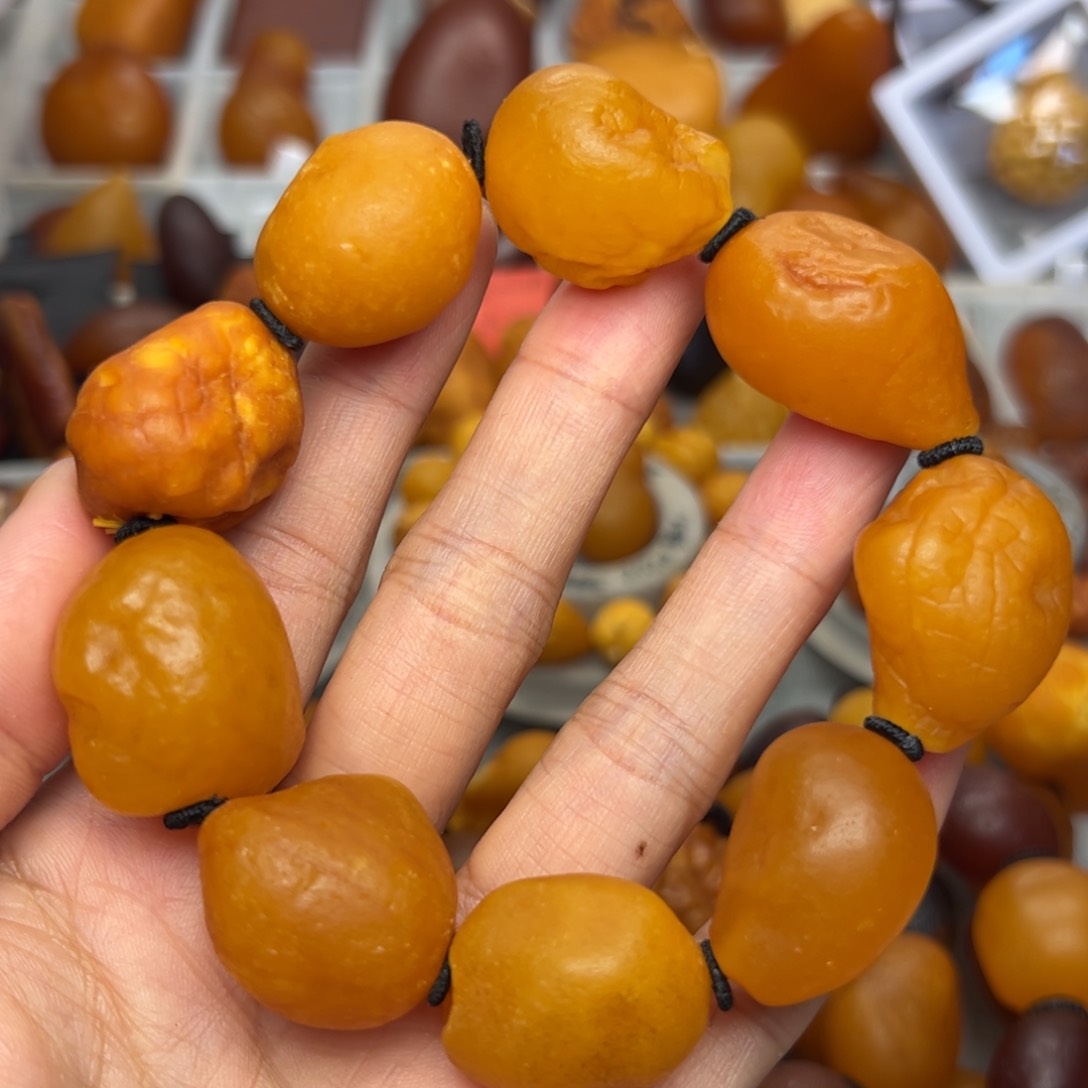 琥珀裸石未镶嵌天然蜜蜡