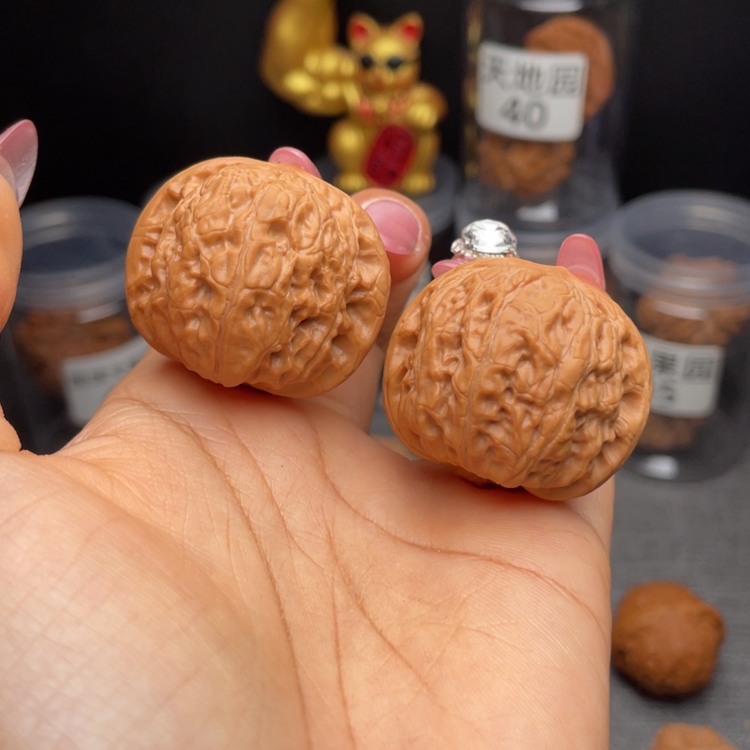 文玩核桃把件钢**爱乾隆磨