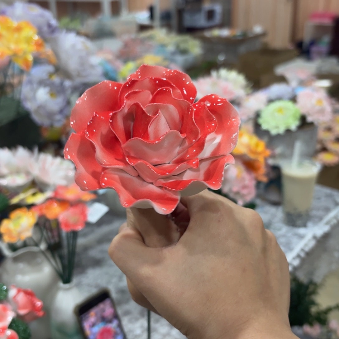 陶瓷花，拍满20发货，退款拉黑