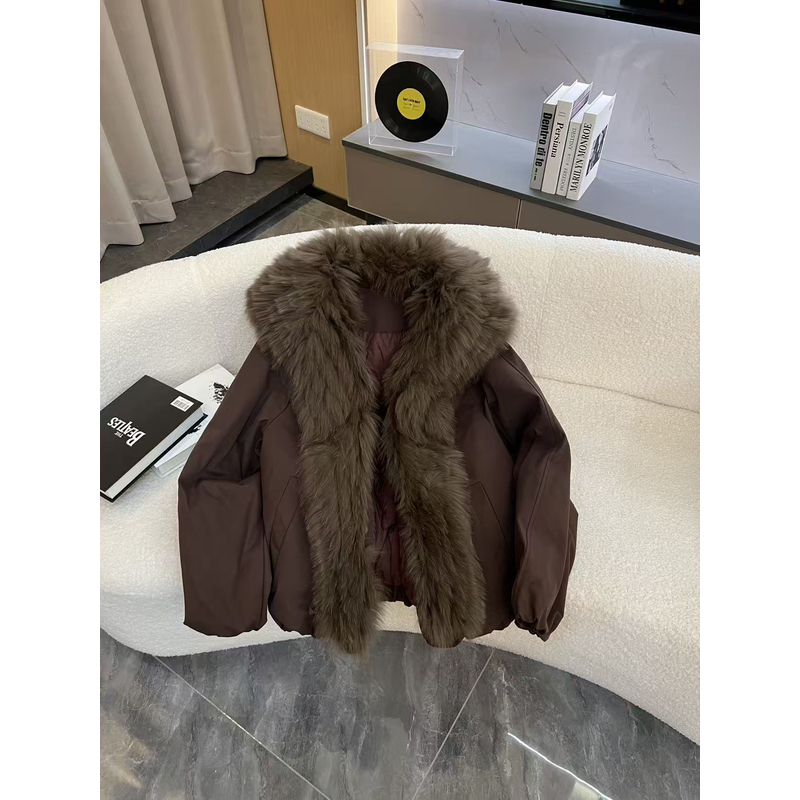 冬季女款羽绒服毛领可拆卸保暖外套百搭厚款LG-19