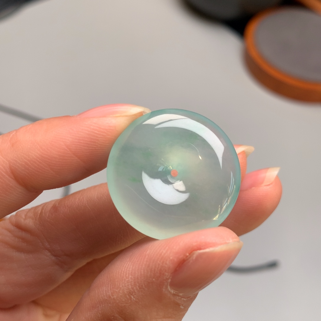 翡翠颈饰未镶嵌天然缅甸翡翠吊坠25.1-5.8