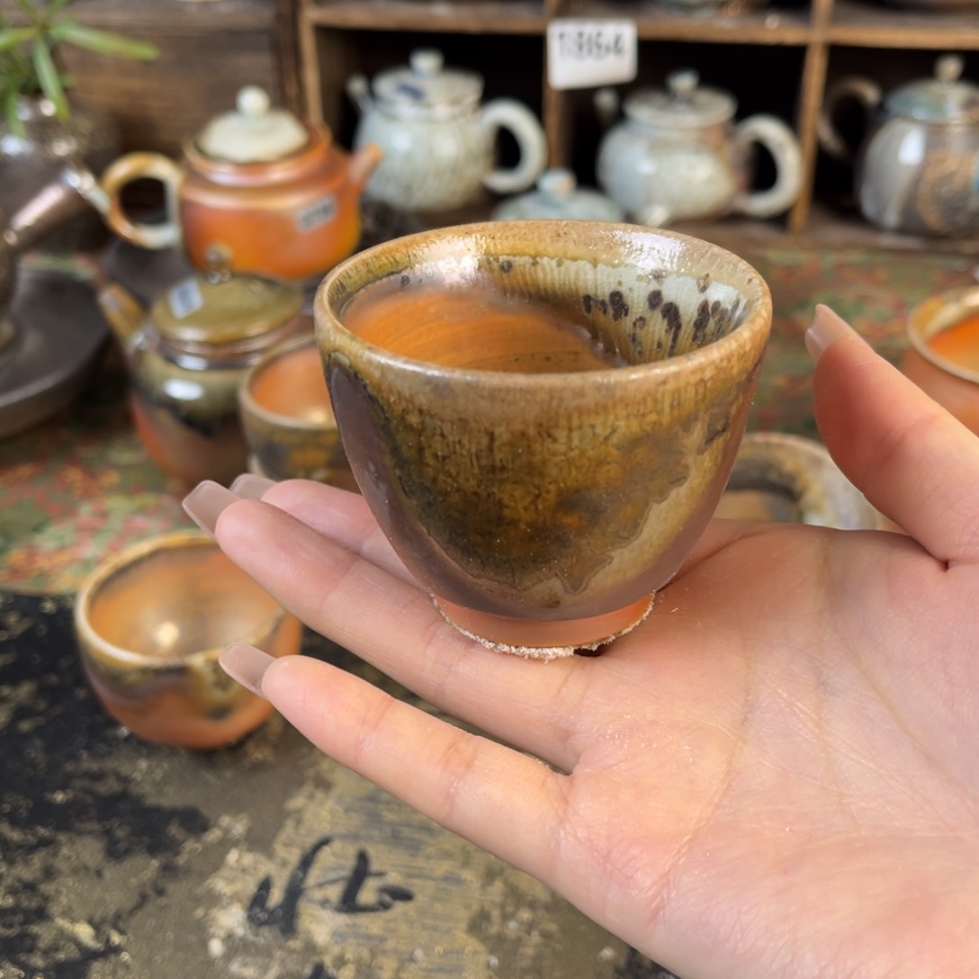 杯柴烧茶器主人杯杯