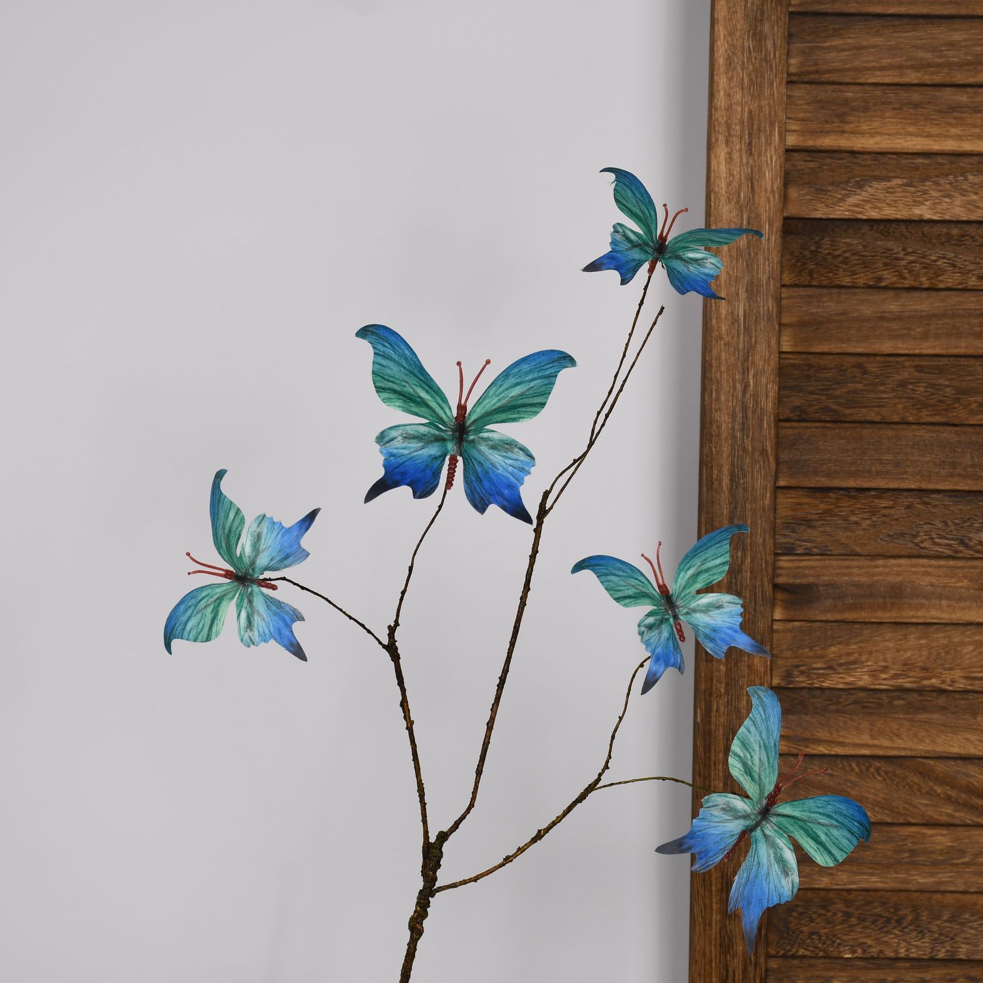 轻奢蝴蝶仿真花假花摆件客厅桌面装饰摆件