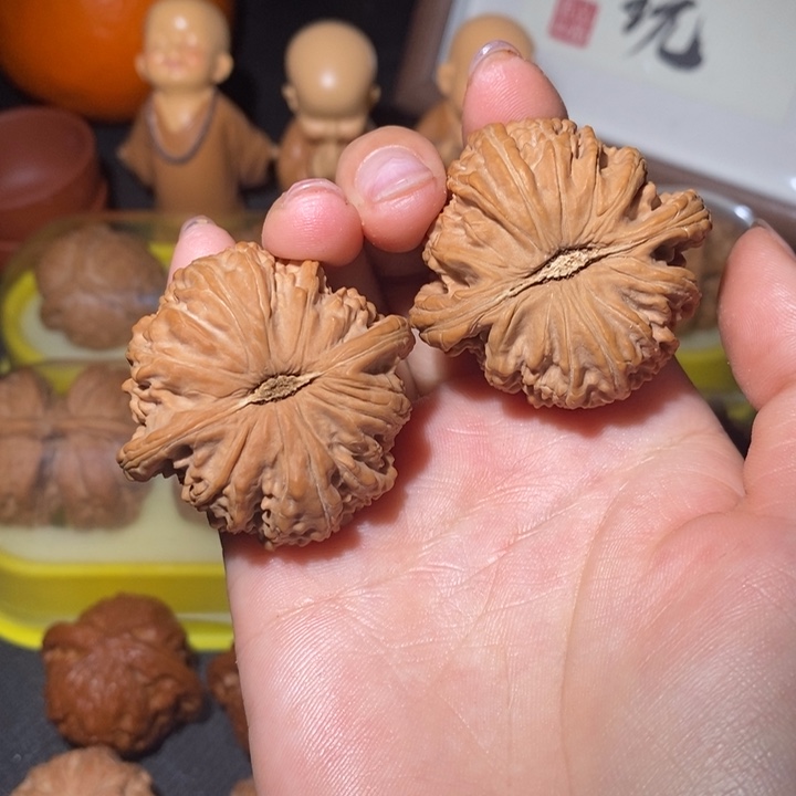 文玩核桃吊坠聪***算42球白