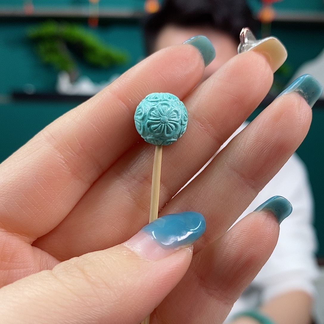 绿松石珠宝奇石未镶嵌