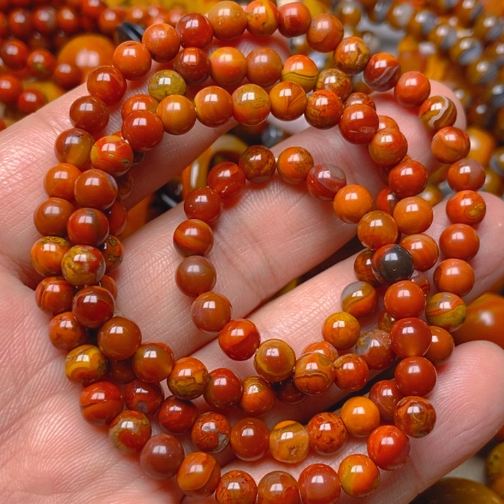 玛瑙/玉髓未镶嵌项链