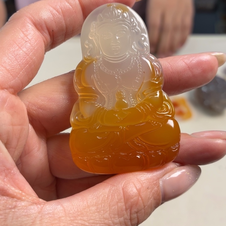 玛瑙/玉髓未镶嵌吊坠(不含链)