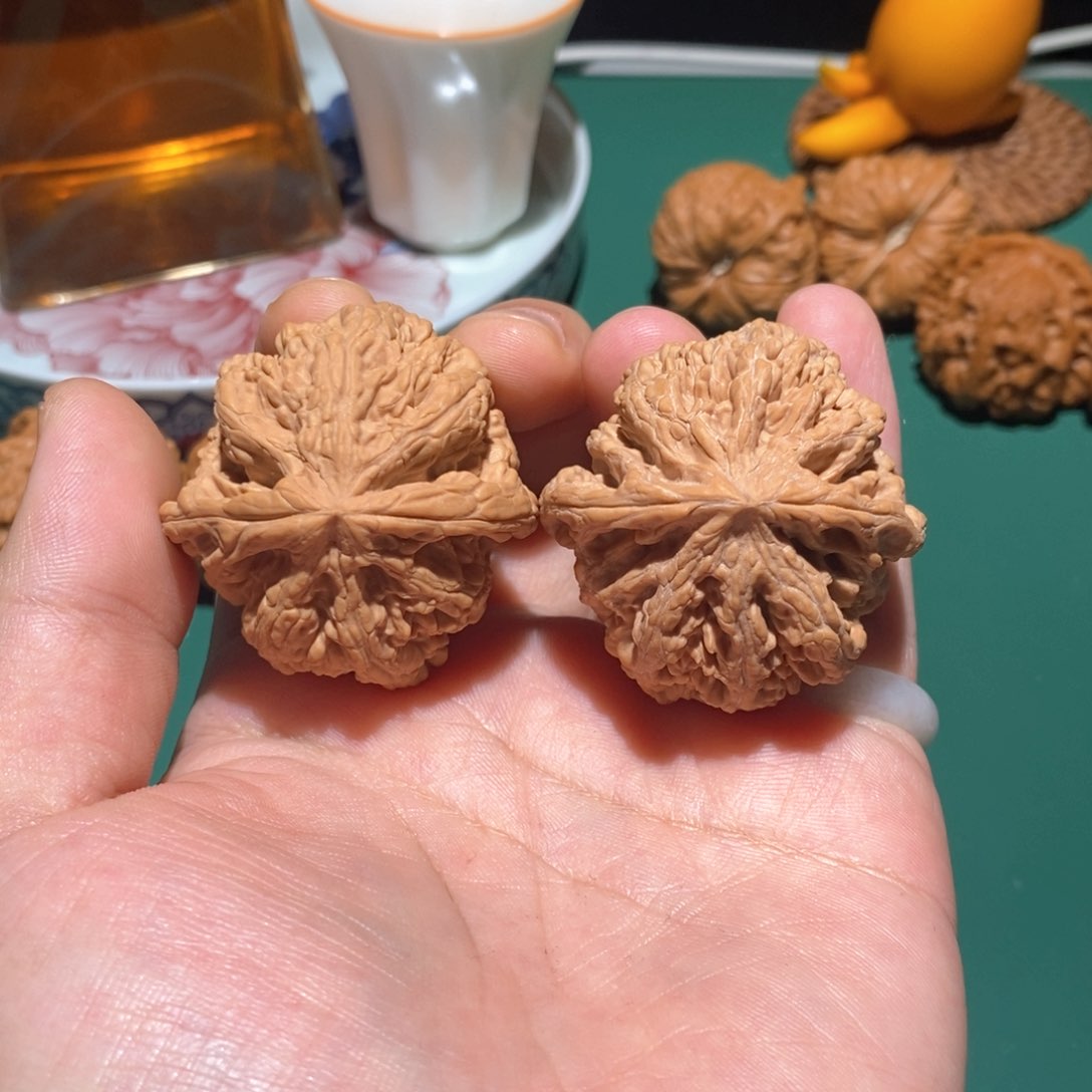 文玩核桃把件42大粗筋全品无修