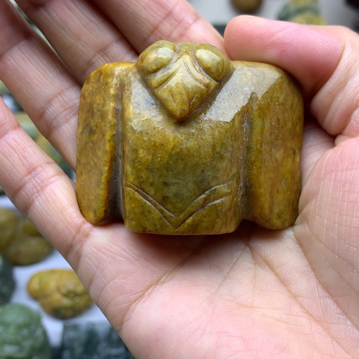 【闪购商品】岫岩河磨玉（透闪石质玉）吊坠未镶嵌