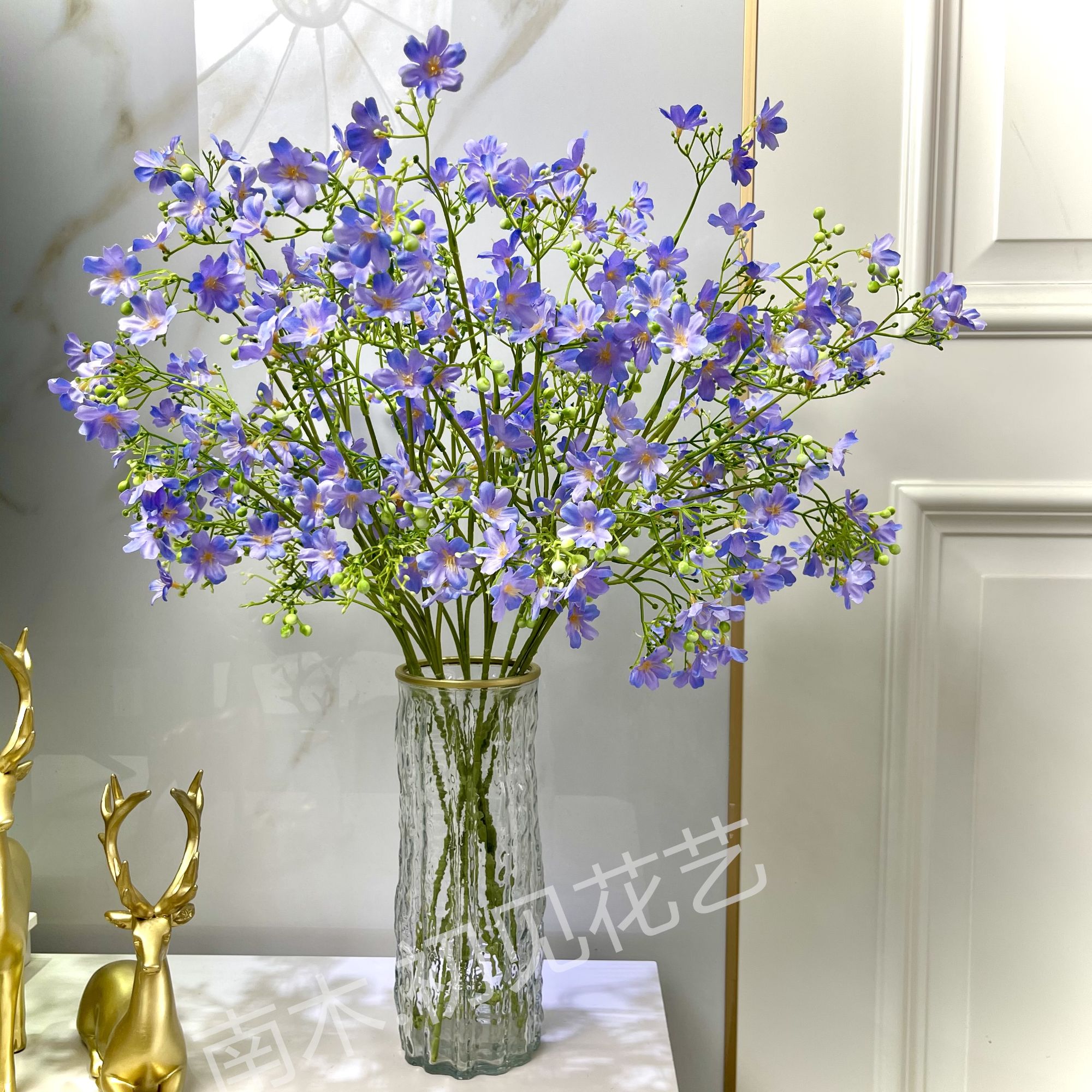 高品质瑞香小清新花束鲜花花期假花家居餐桌假花仿真花客厅