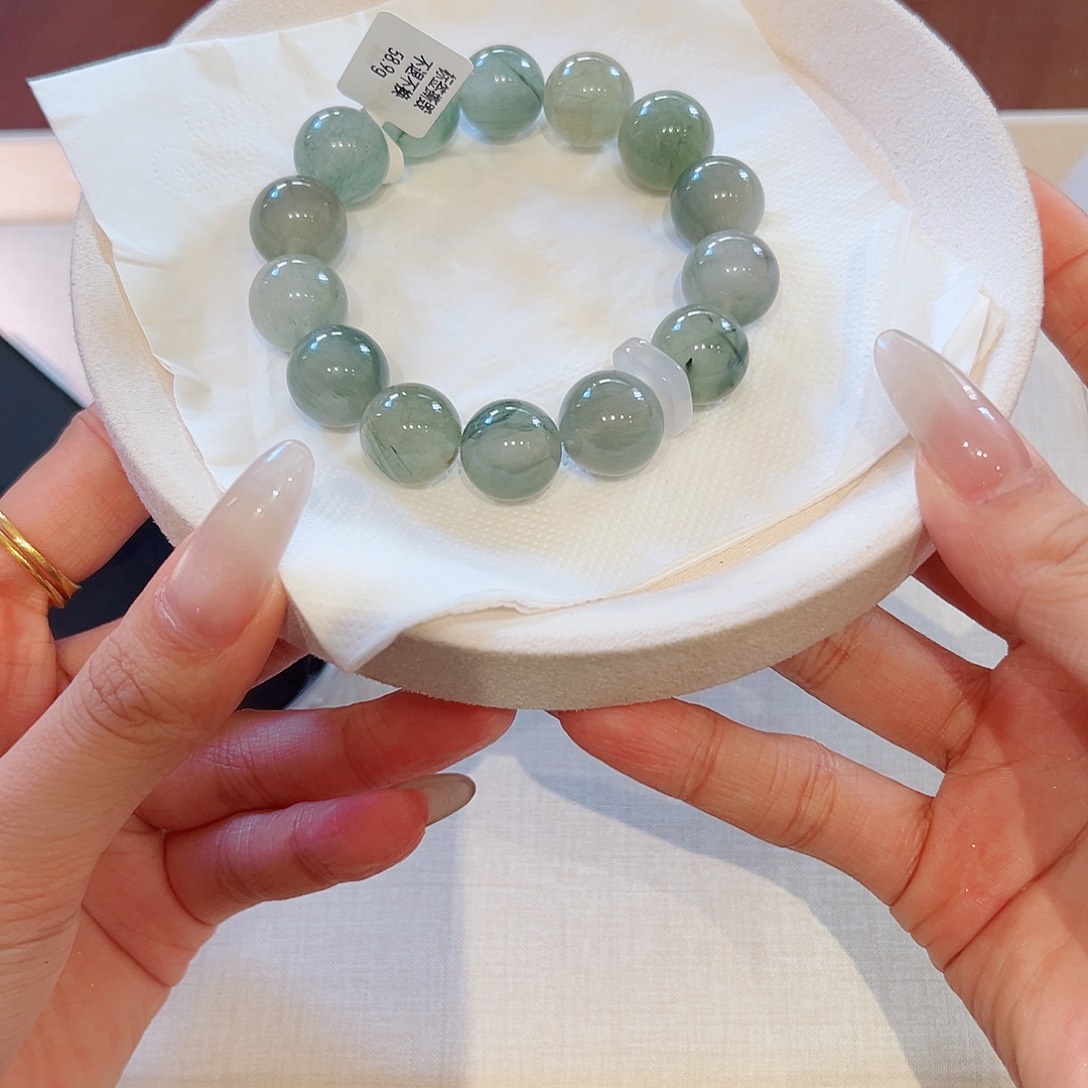 库***牌水晶手链未镶嵌48小时鉴赏