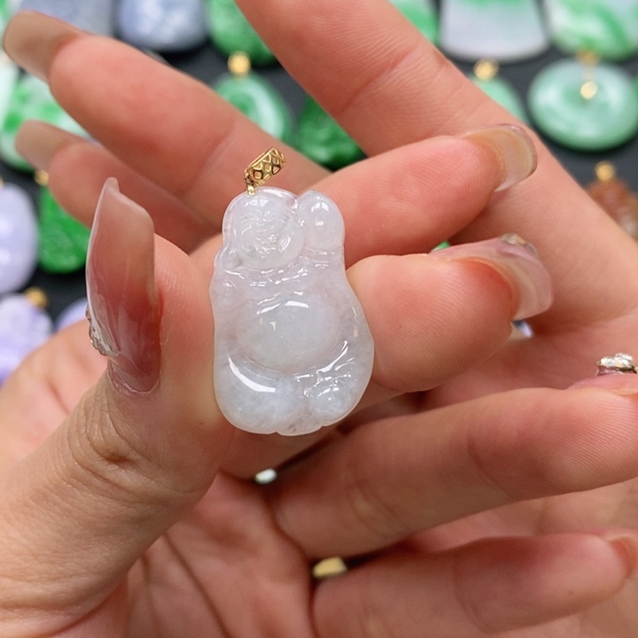 翡翠颈饰未镶嵌吊坠