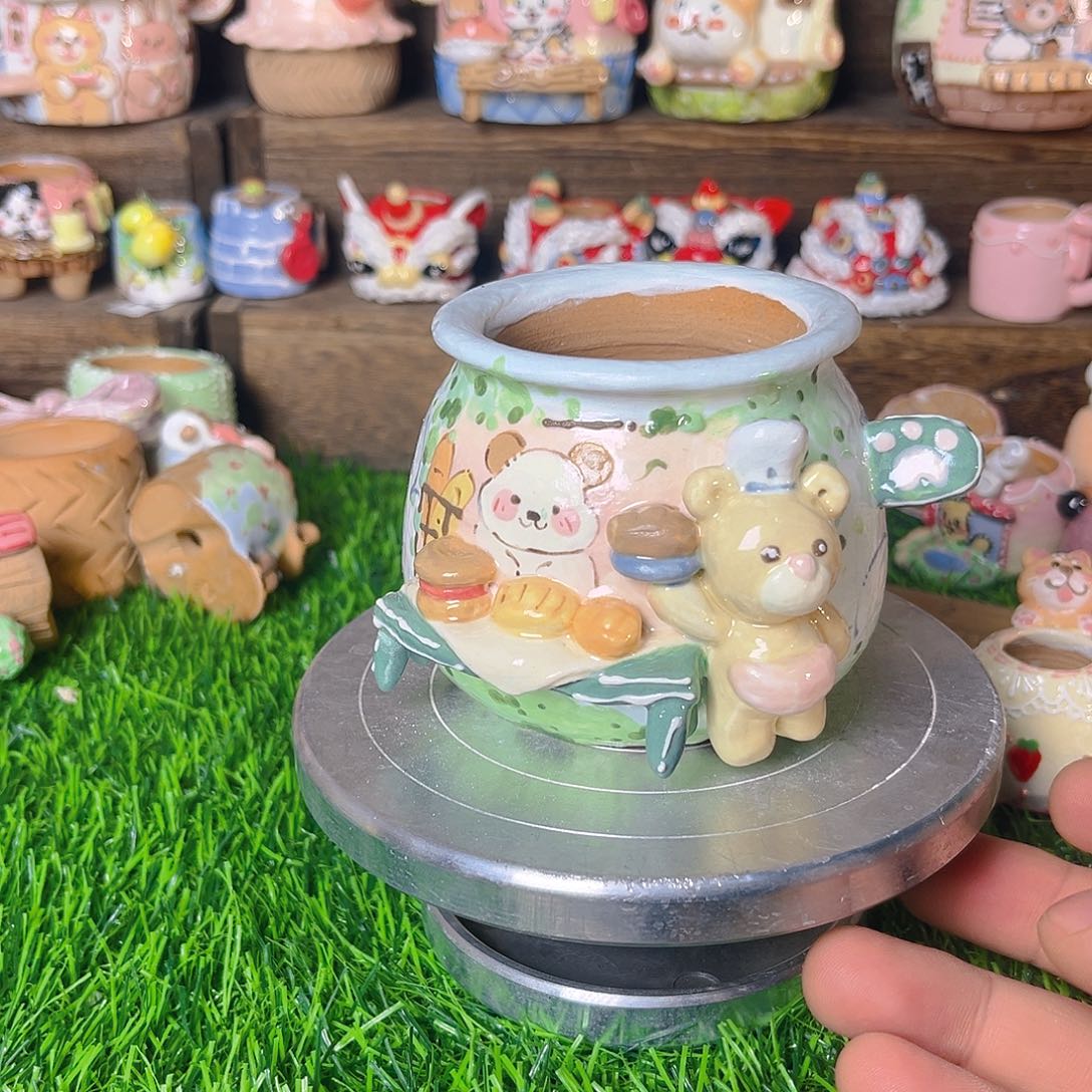 红陶老梧家多肉花盆