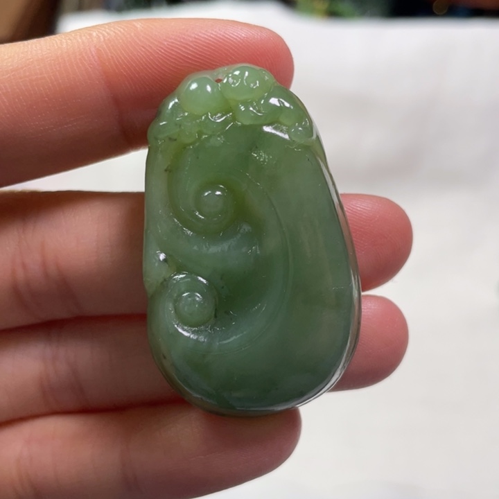 和田玉吊坠(不含链)未镶嵌