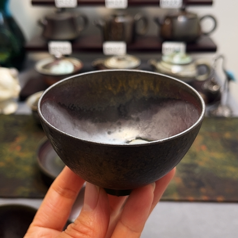茶盏景德柴烧茶具-纯手工茶具