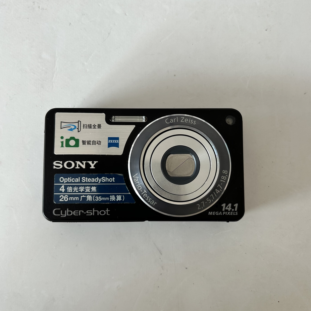 9新 Sony/索尼 W350 1400w像素4倍变焦 冷白皮柔和