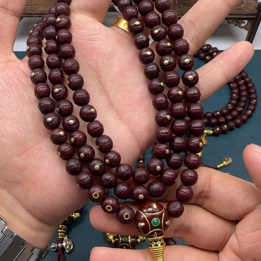 凤眼菩提吊坠凤眼金钉108脖挂8.5四星