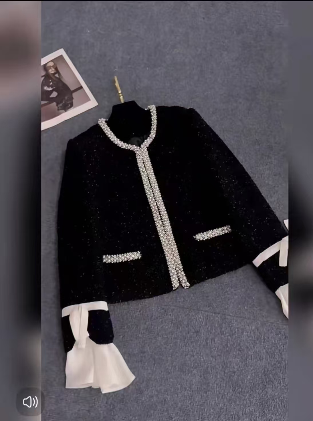 秋冬高级感西装外套小香风上衣-9999