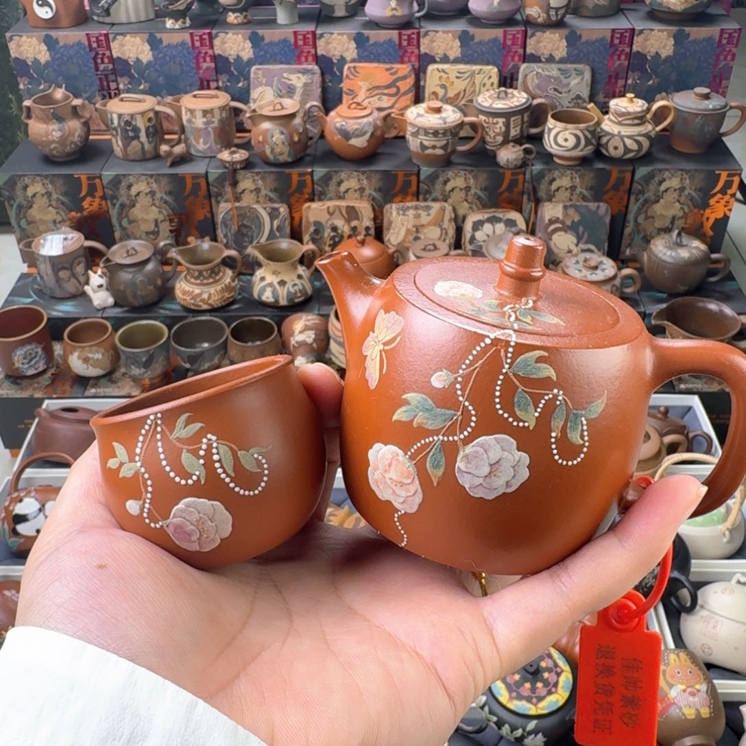 茶壶紫砂捡漏170cc原矿精工半手