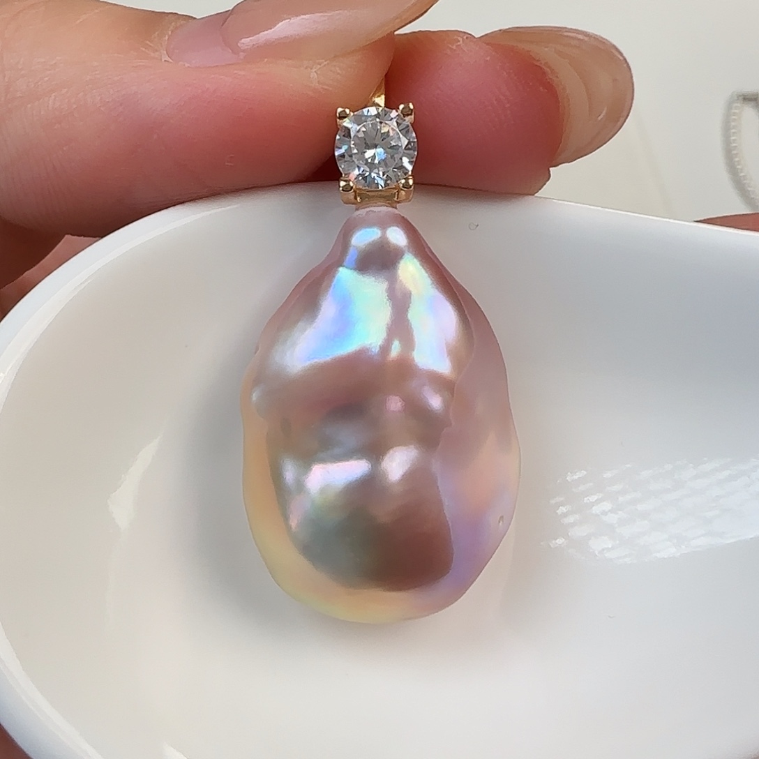 Y***u淡水珍珠耳饰银S925镶嵌