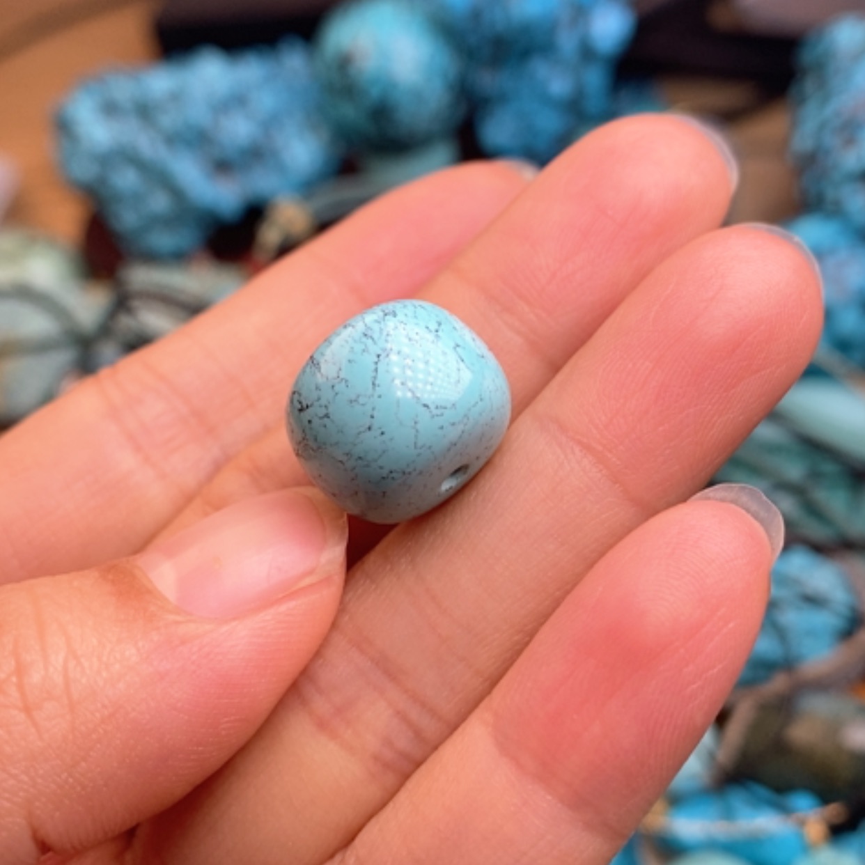 【闪购商品】绿松石珠宝半成品未镶嵌