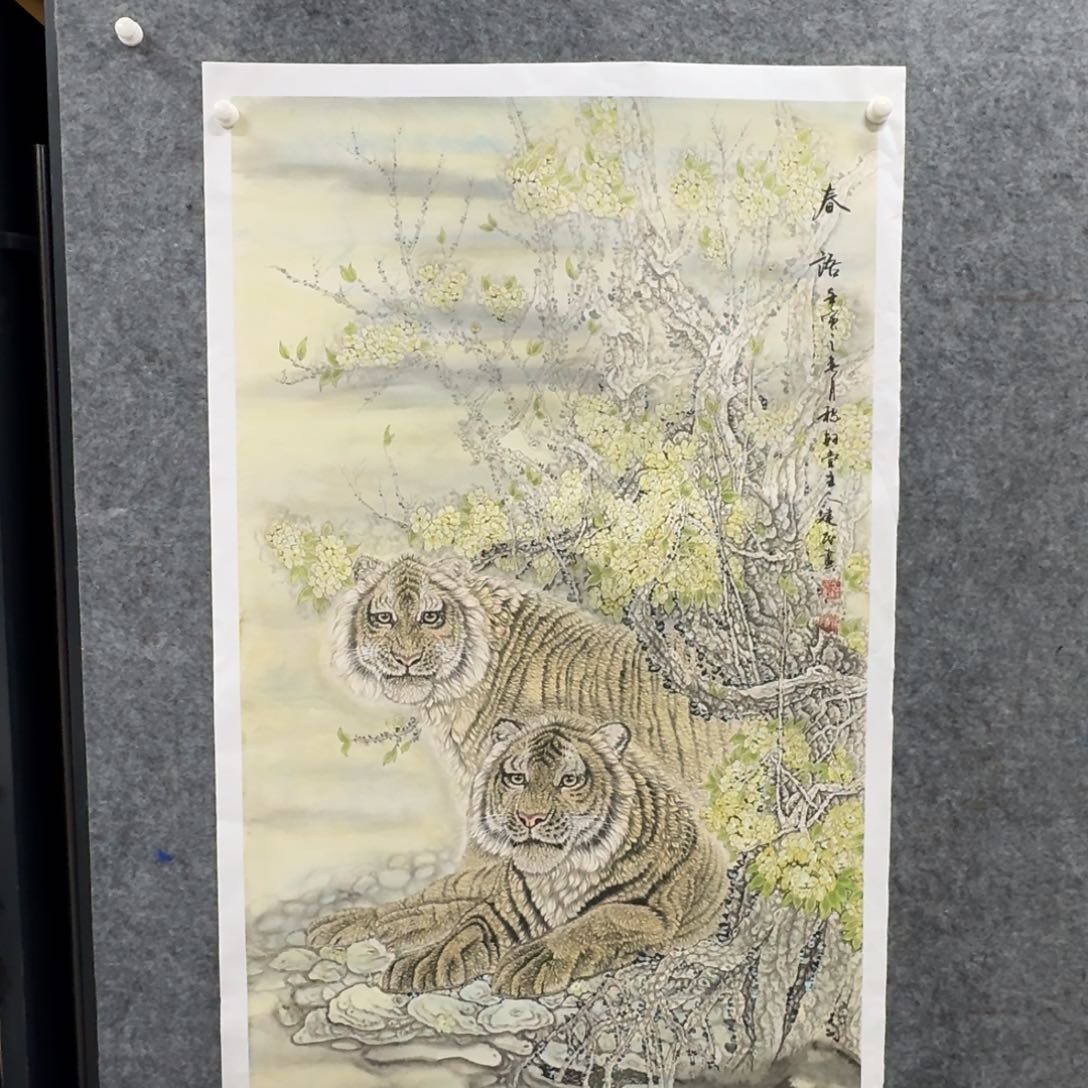 国画国画作品WJM老师