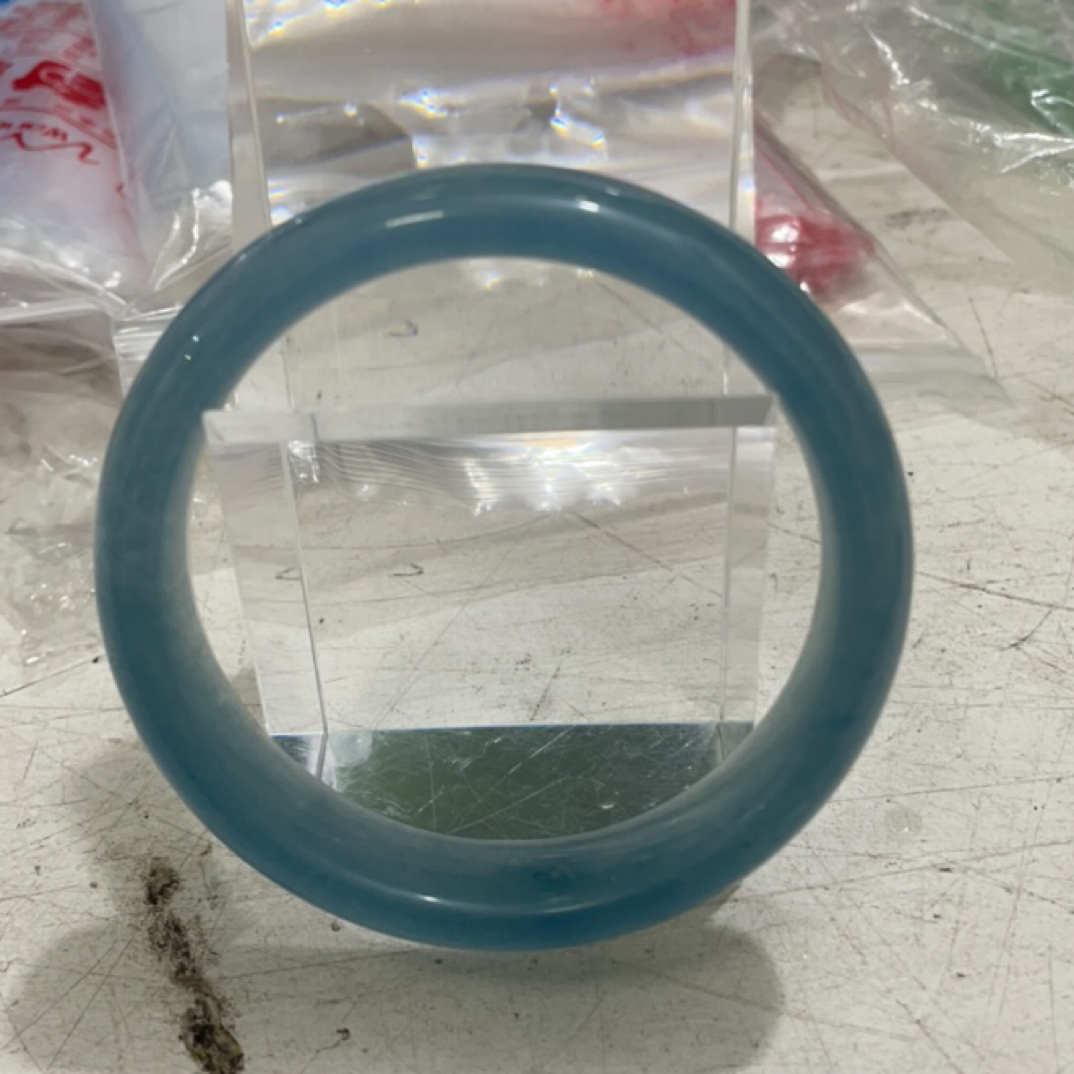 248  冰蓝车轮镯