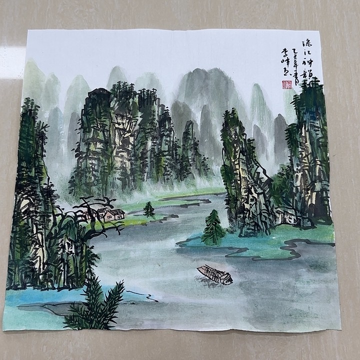 国画国画作品集一个人h