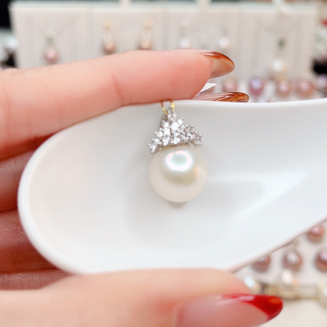 吊坠(赠链)合金淡水珍珠