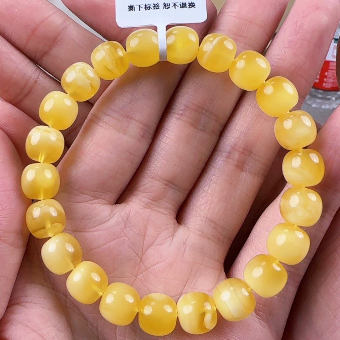 琥珀裸石未镶嵌蜜蜡