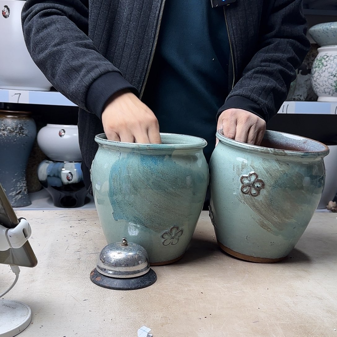 紫砂花盆尺寸18@21