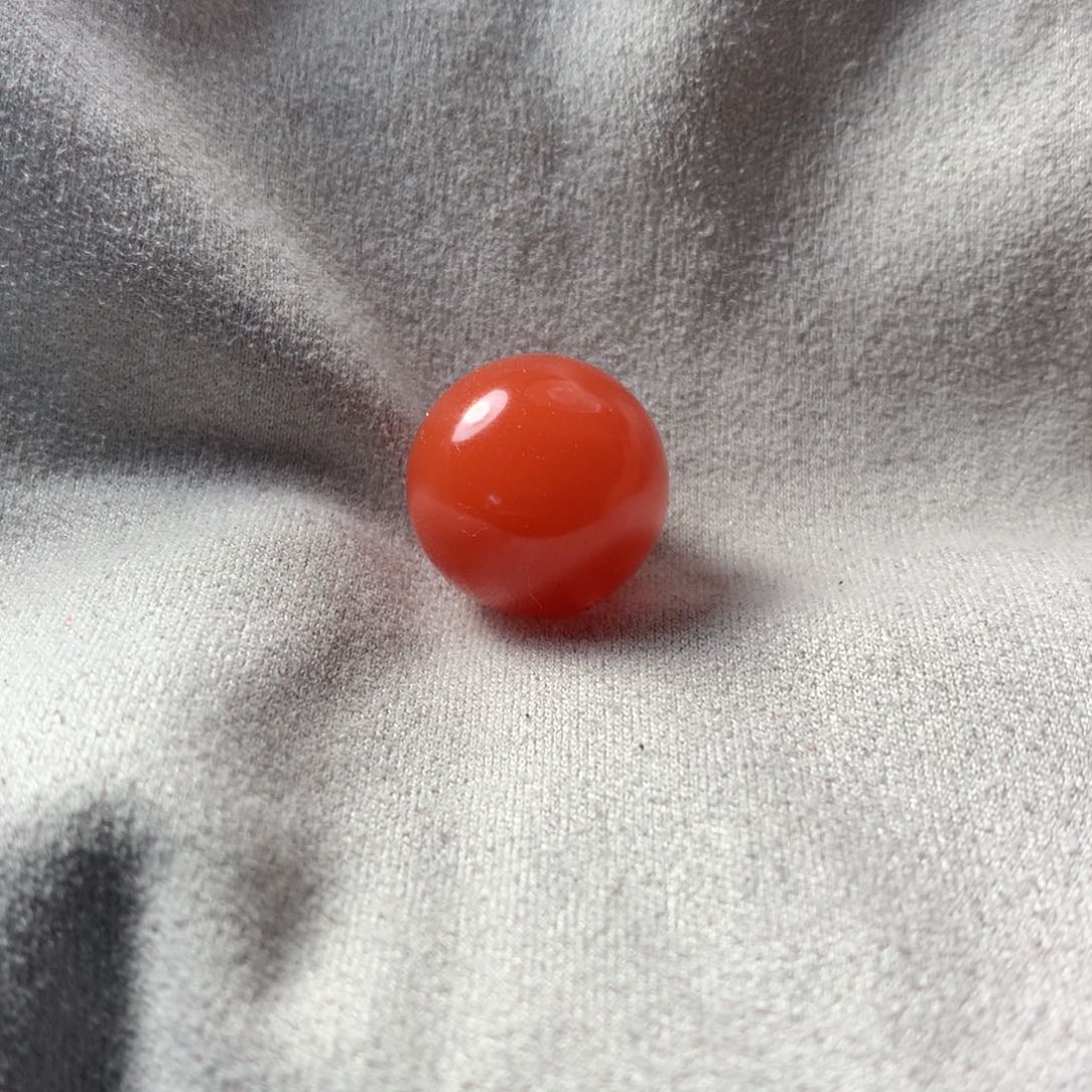 南红玛瑙单珠未镶嵌语****）