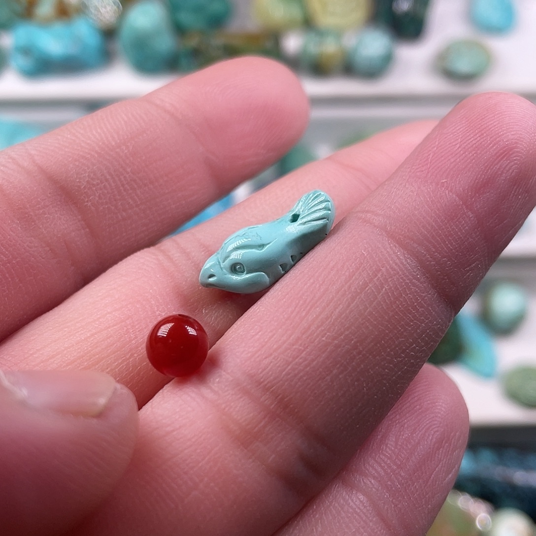 南红玛瑙未镶嵌颈饰