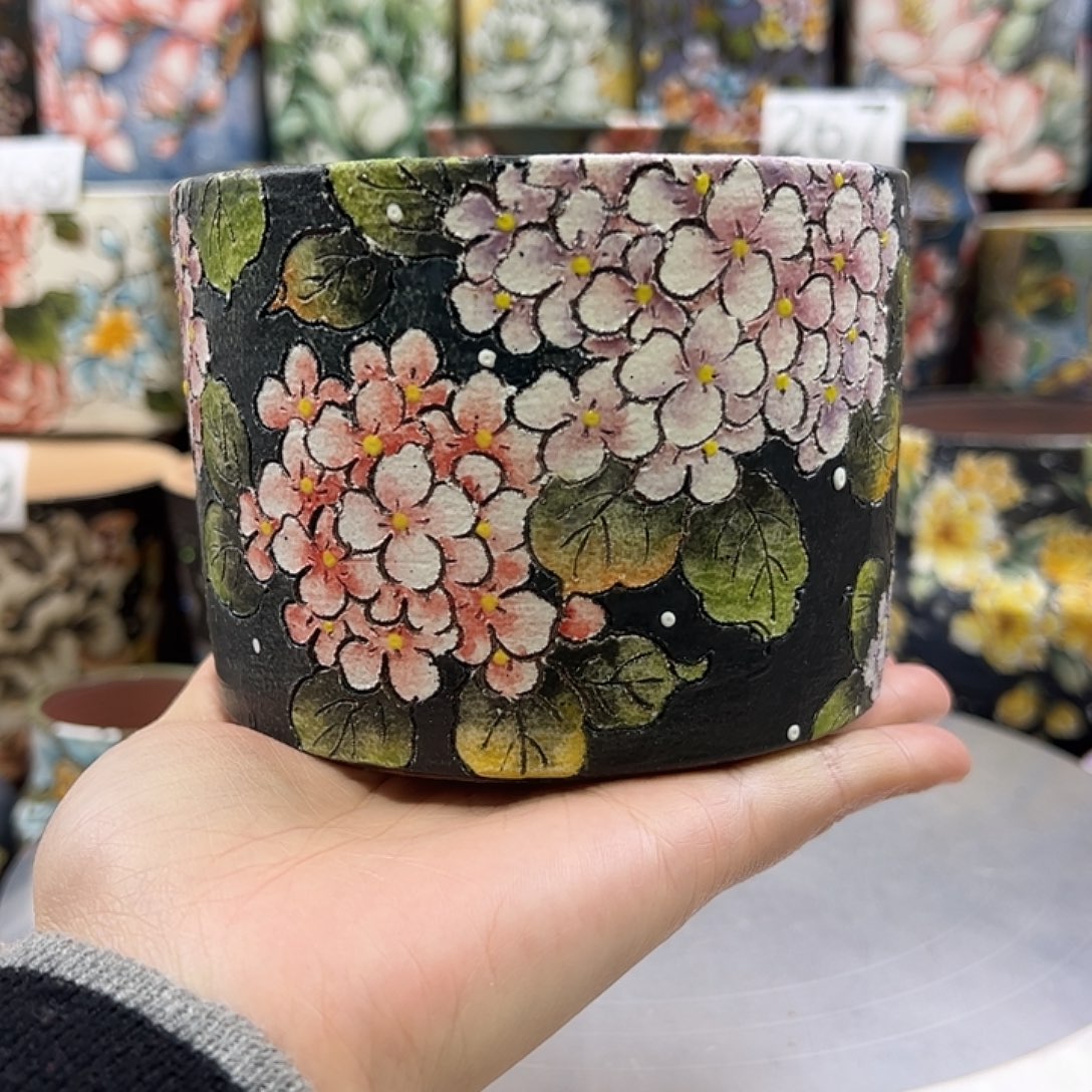 景德镇陶瓷花盆景德镇陶瓷花盆