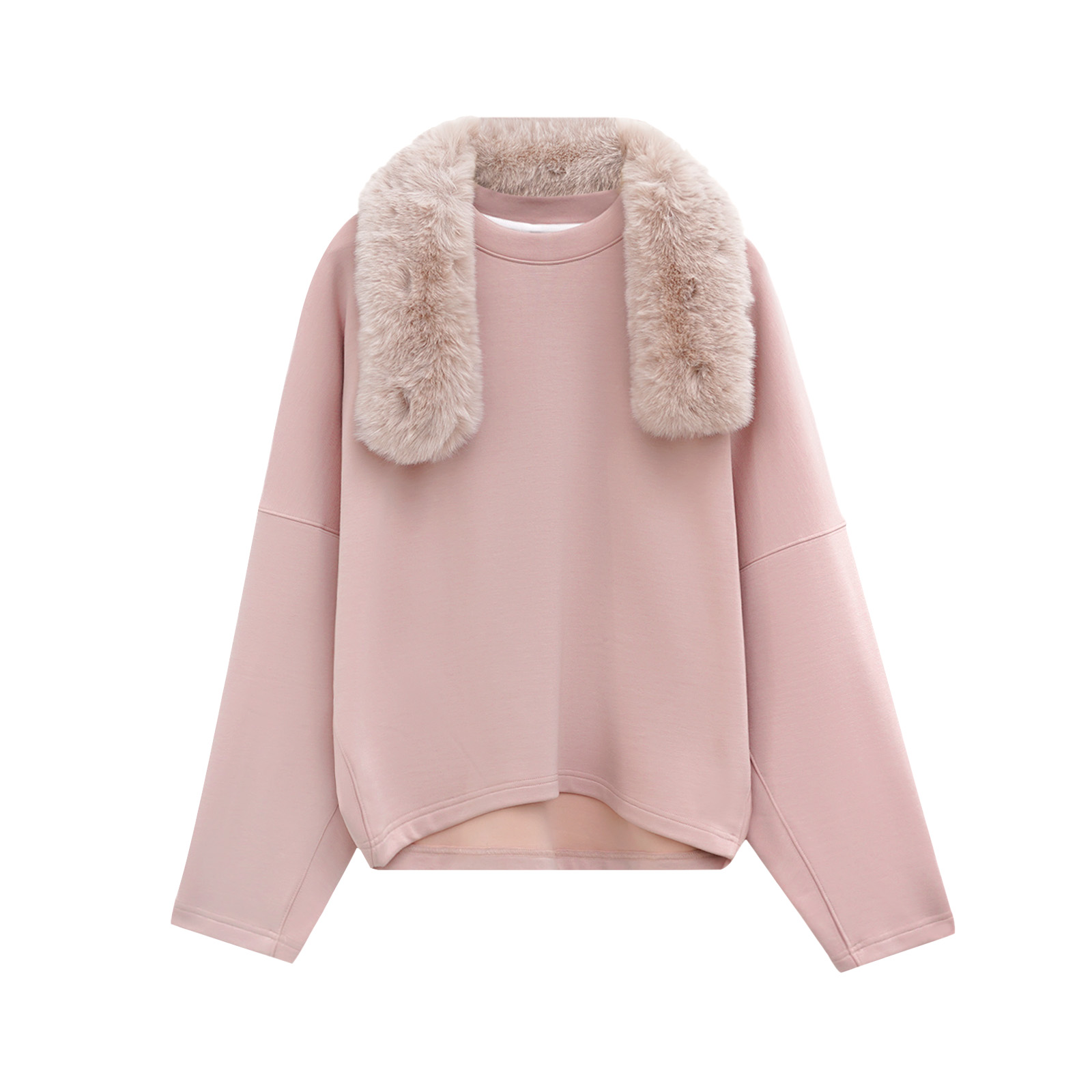 GGAHOLIDAY时尚休闲宽松显瘦百搭气质加绒保暖长袖卫衣-161064