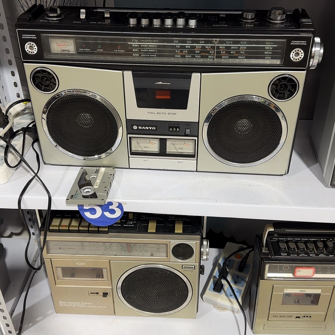 开***z有机玻璃录音机带15盒磁带一盒时机带