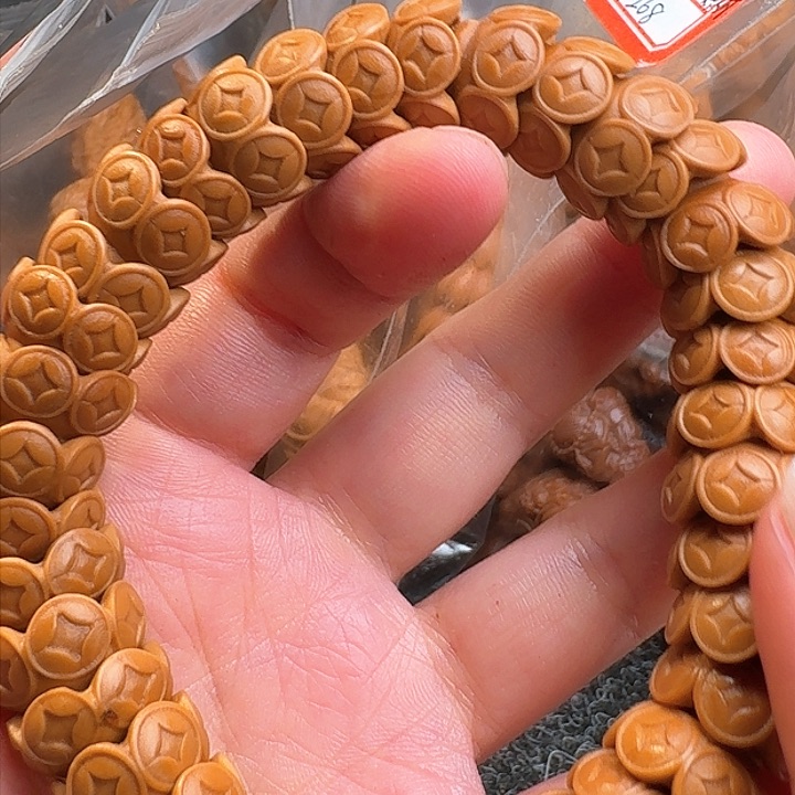 橄榄核吊坠橄榄金钱碗