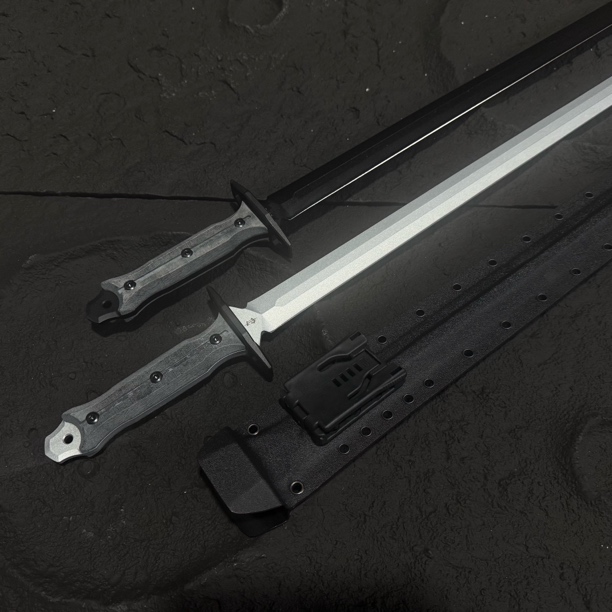 龙泉S7XL钢涅槃战剑工艺品收藏品（未开刃）