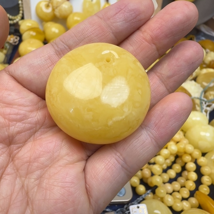 蜜蜡未镶嵌颈饰天然蜜蜡