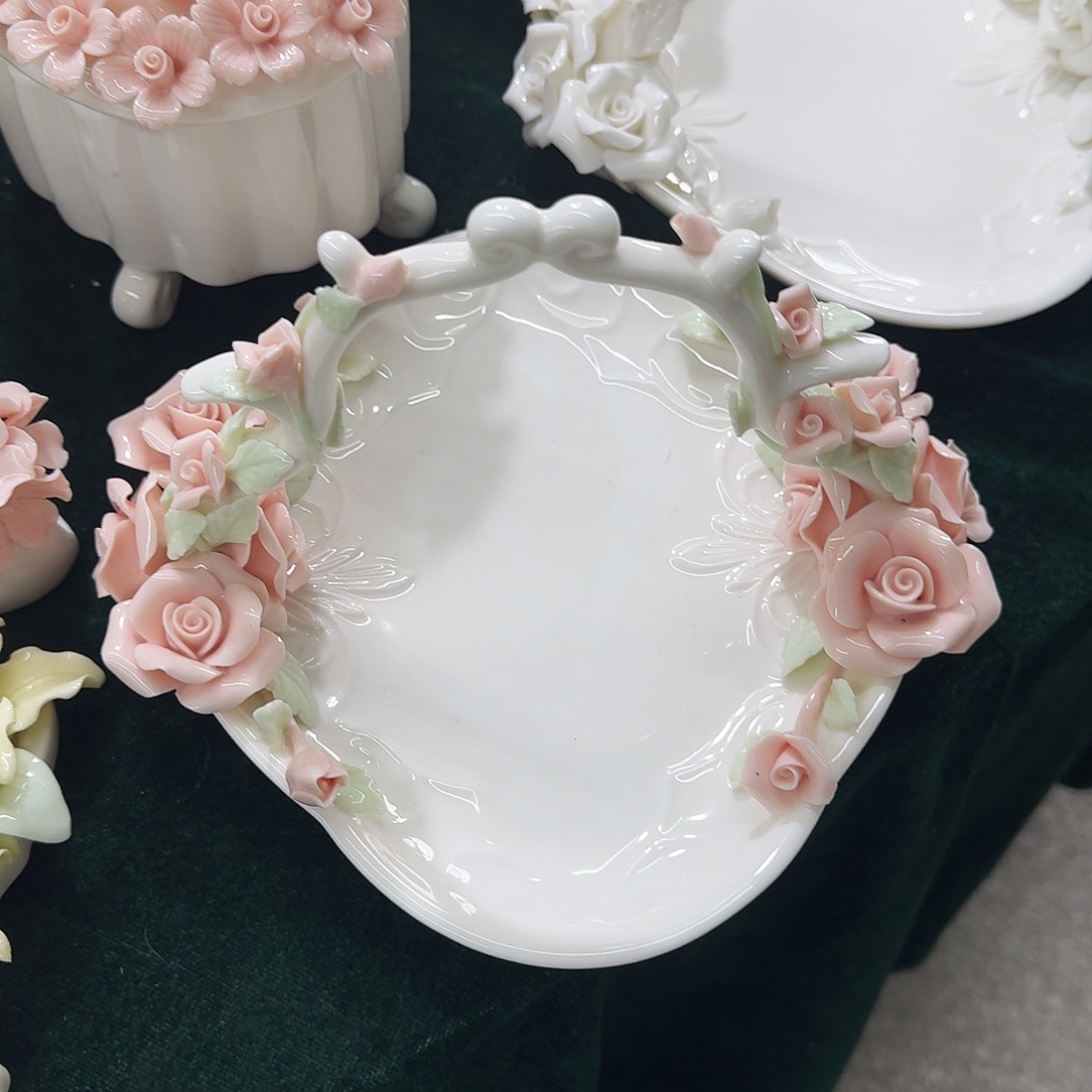 岁***好福袋福利玫瑰花提篮水果盘