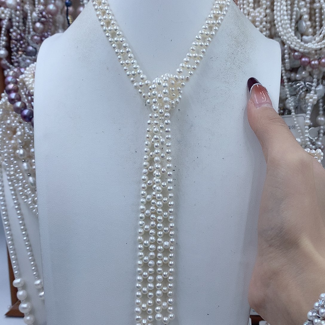 日***共耳饰淡水珍珠银S925镶嵌