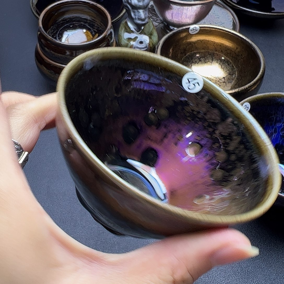 茶盏建窑建盏主人杯