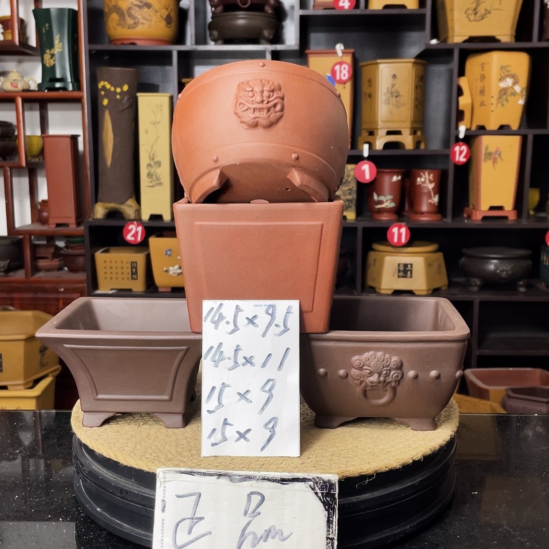 紫砂D-婉秋紫砂花盆