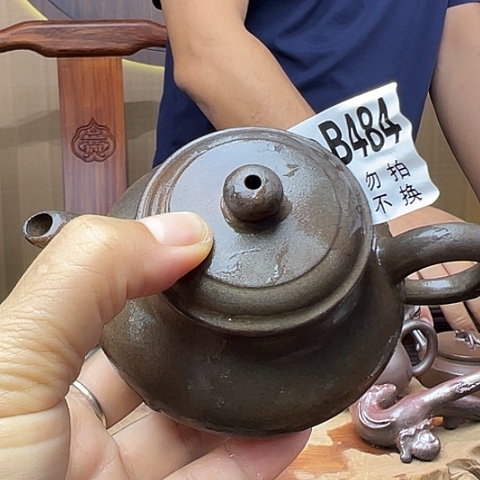戬谷龙窑柴烧茶壶484