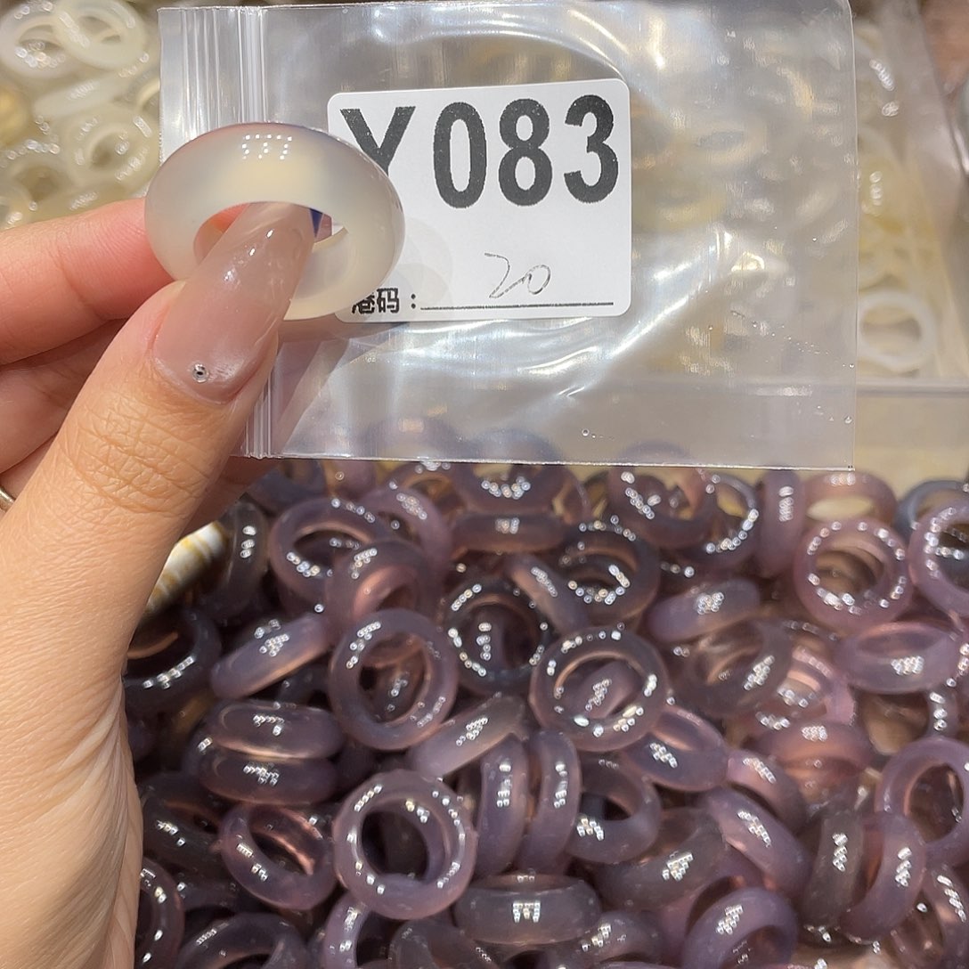 玛瑙/玉髓未镶嵌戒指083