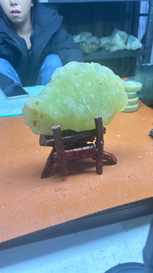 天然岫玉原石多样性发货107