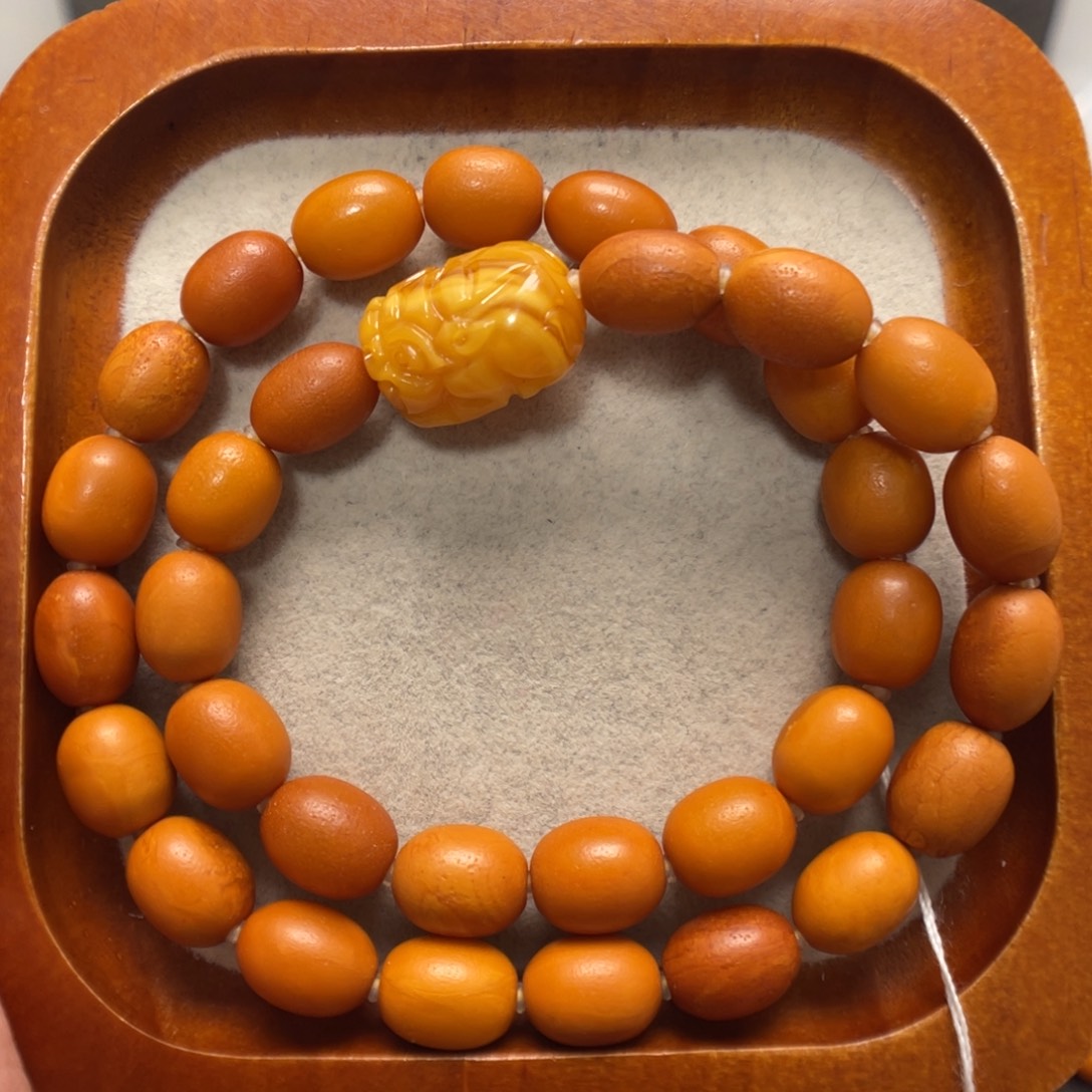 蜜蜡未镶嵌手串蜜蜡