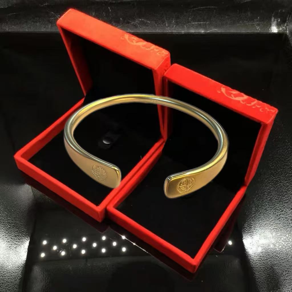首饰盒/箱 饰品盒【花花专属】合金双喜手镯时尚饰品盒