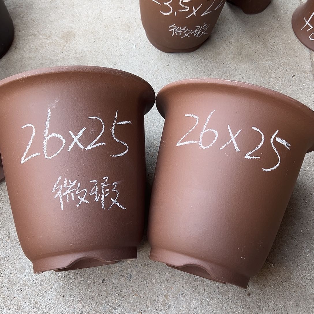 紫砂花盆宜兴紫砂花盆源头2只